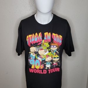 Nickelodeon stuck in the 90s world tour shirt